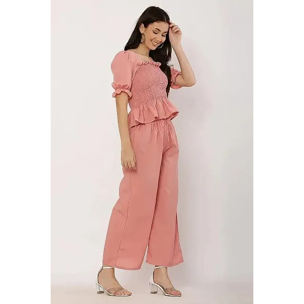 GR-Elegant Women's Crop Top and Bottom Set [Low Budget Product]