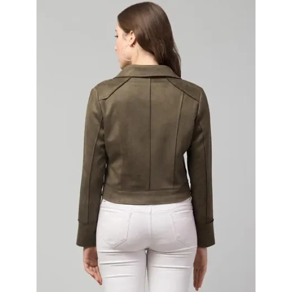 GR-Classic Zipper Suede Biker Jacket [Premium Product]