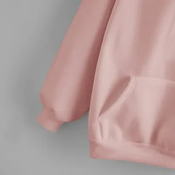 GR-Peach Fleece Solid Sweaters for Women [Low Budget Product]