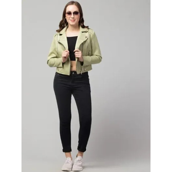 GR-Classic Zipper Suede Biker Jacket [Premium Product]