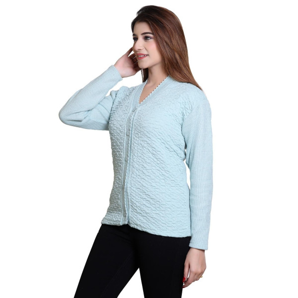 SP-Cozy Couture: Full Sleeves Solid V-Neck Woolen Sweater for Winter Fashion [Premium Product]