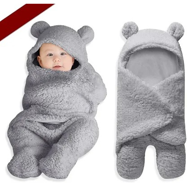 GR-Baby Blankets New Born Pack of Double Layered Wrapping Sheet Cum Wrapper Blanket [Low Budget Product]