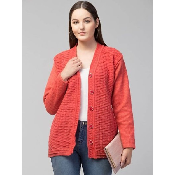 GR-Classic Wool Solid Cardigan Sweaters for Women [Premium Product]