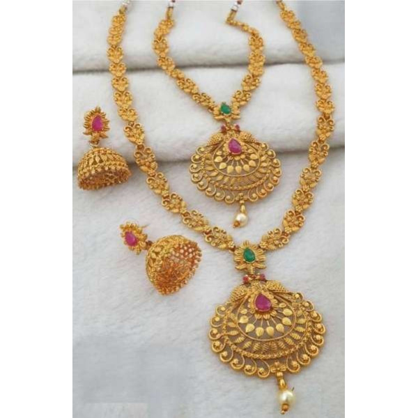 GR-Radiant Alloy Jewel Set (Gold Finish) [Premium ...