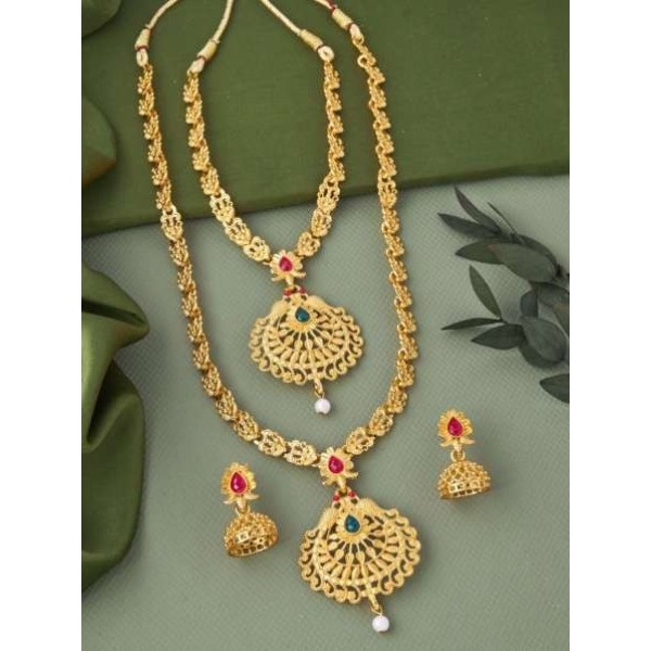 GR-Glistening Alloy Jewel Set (Gold Finish) [Premi...