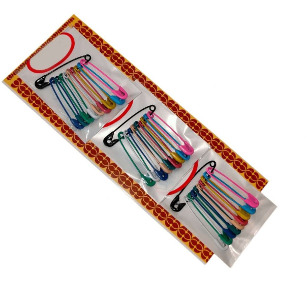 GR-SENECIO Pack of 30 Colorful Safety Pin Set for ...