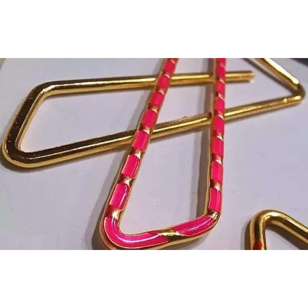 GR-MC-PIN Brooch (Gold, Multicolor) [Low Budget Product]