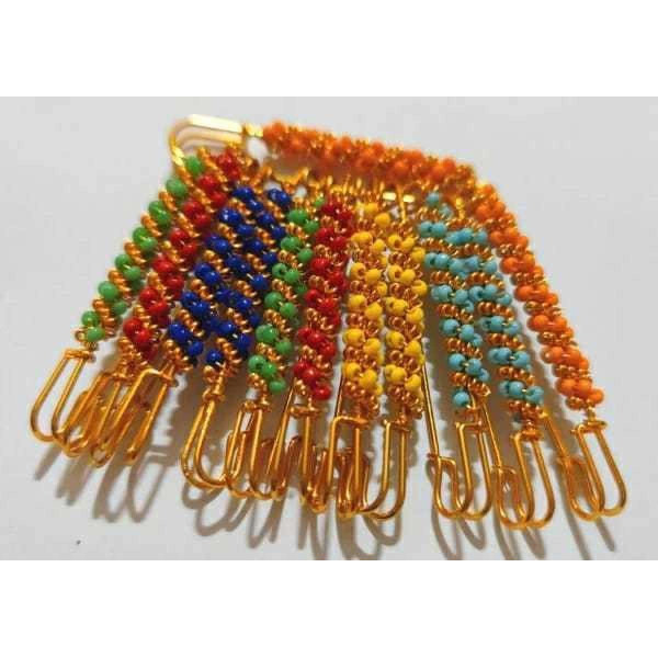 GR-SAREE BROUCH Brooch (Multicolor) [Low Budget Pr...