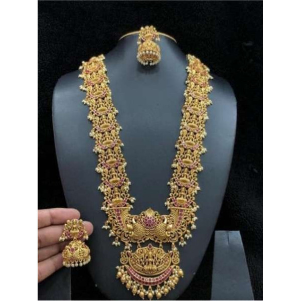 GR-Elegant Copper Jewel Set (Maroon) [Premium Prod...