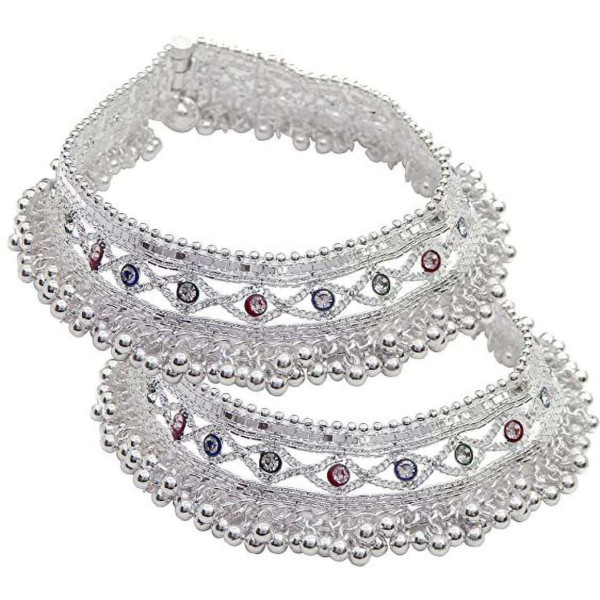 GR-Payal 1 silver anklet [Low Budget Product]