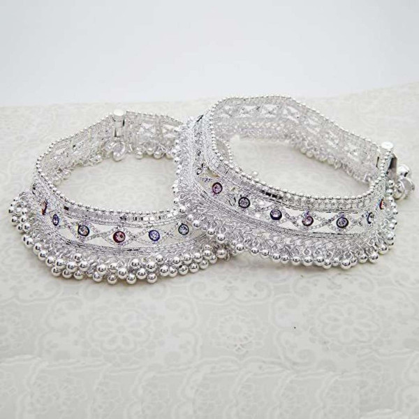 GR-Payal 1 silver anklet [Low Budget Product]