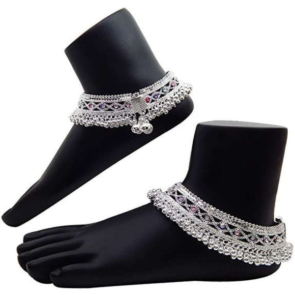 GR-Payal 1 silver anklet [Low Budget Product]
