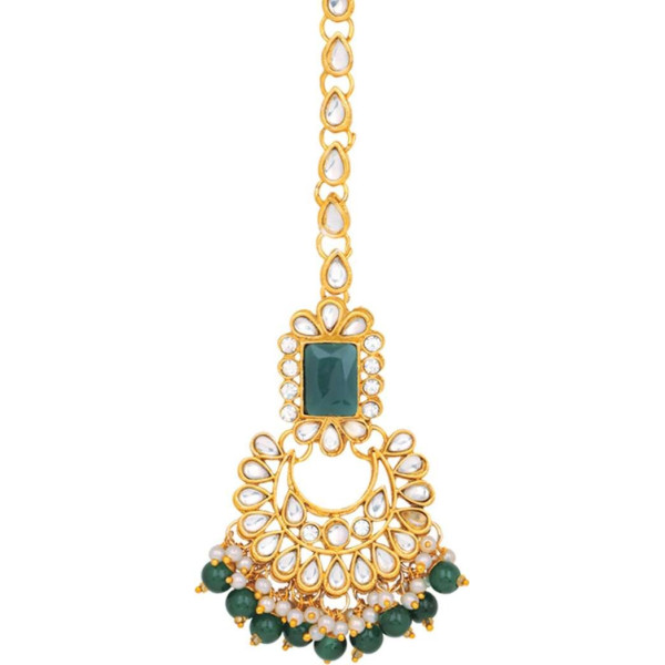 GR-Alloy Jewel Set (Gold, Green) [Premium Product]