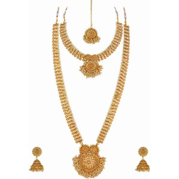 GR-Classic Copper Jewel Set (Gold Finish) [Premium...