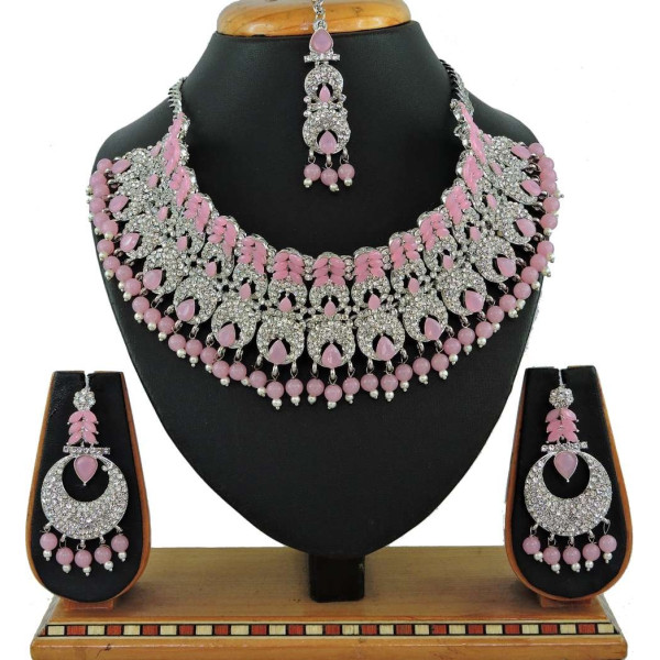 GR-alloy jewelry set (pink [Premium Product]