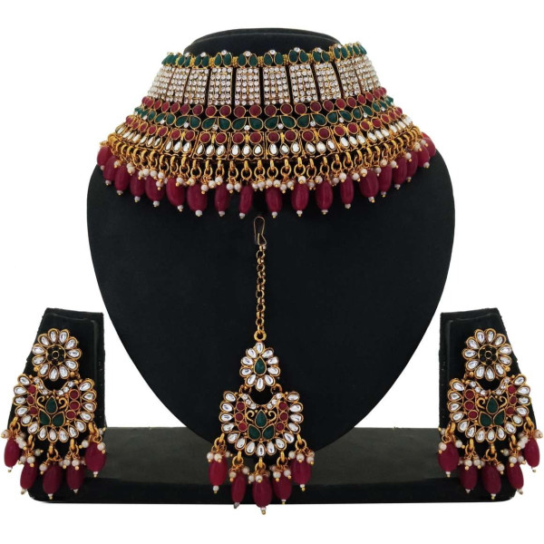 GR-zinc and brass jewelry set (multicolor) [Premiu...