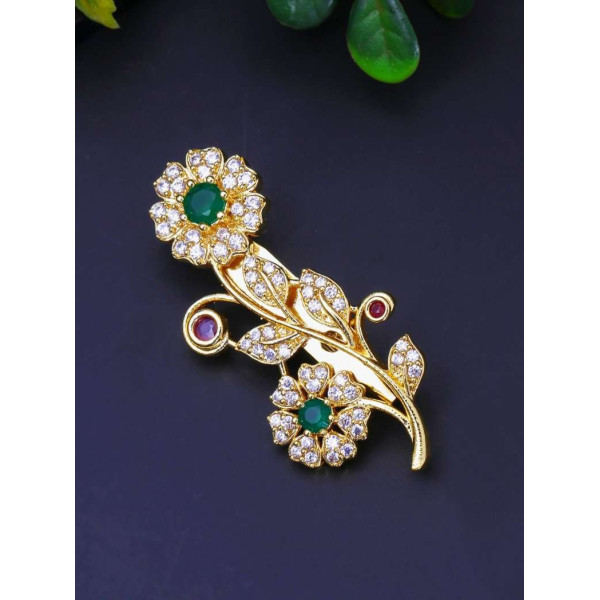 GR-KRADBRCH-SAREFLW-MC Brooch (Multicolor) [Premiu...