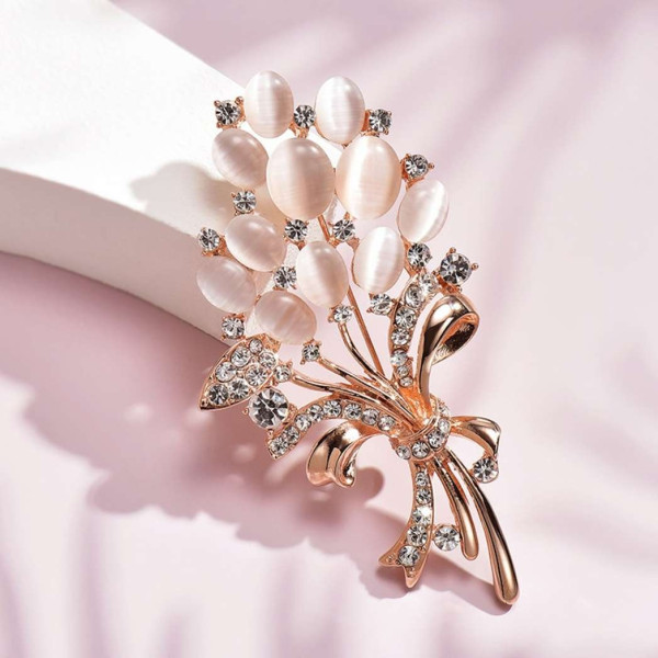 GR-YCFJBRCH-BOUQ-RG Brooch (Copper) [Low Budget Product]