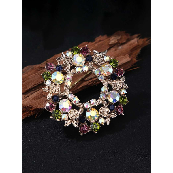 GR-YCFJBRCH-24FLWCRY-MC Brooch (Multicolor) [Premi...