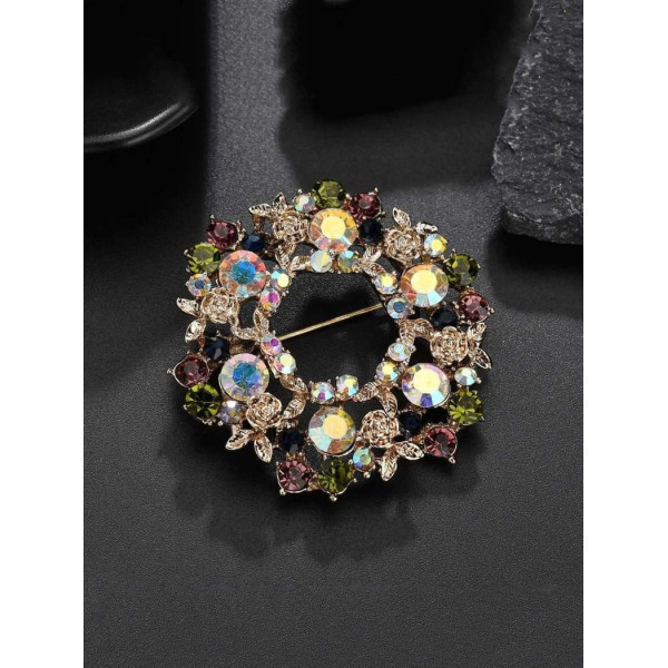 GR-YCFJBRCH-24FLWCRY-MC Brooch (Multicolor) [Premium Product]