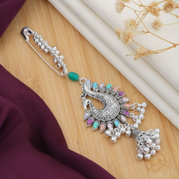 GR-Saree/ Hijab Pin/ Random Design Zari (Pack of 1...