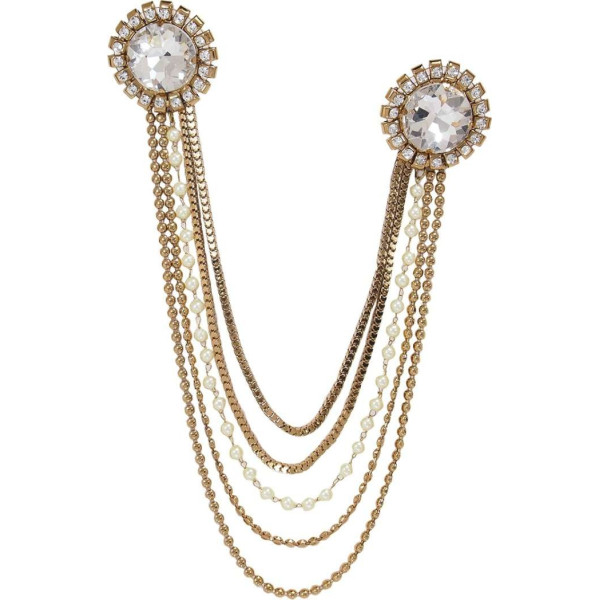 GR-Alloy Women's Brooch Brooch (Gold) [Low Budget Product]