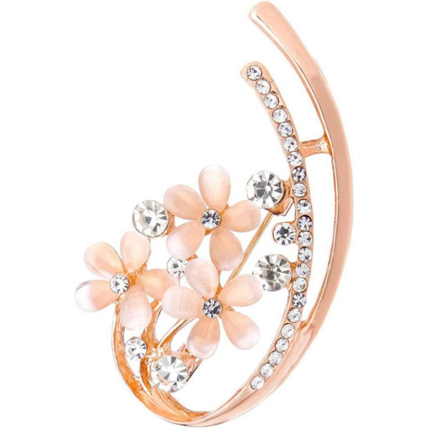 GR-YCFJBRCH-11FLWR-RG Brooch (Gold, Copper) [Premium Product]