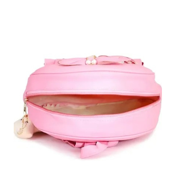 GR-Black Korean Bagpack For Women's Girls 3 in 1 [Low Budget Product]