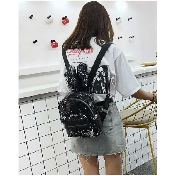 GR-Womens Casual Spacious Chamki Small Backpack with Bog Ear for Women [Premium Product]