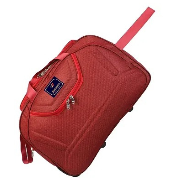 GR-Nylon Waterproof Strolley Duffle Bag 60L Capacity  [Low Budget Product]