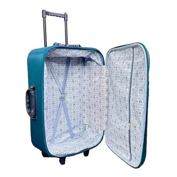 GR-Stylish PU Leather Patch Design Travel Trolley Bag: Elevate Your Journey in Style [Premium Product]