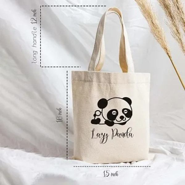 GR-Graphic Printed Cotton Tote Reusable Shopping Bags [Low Budget Product]