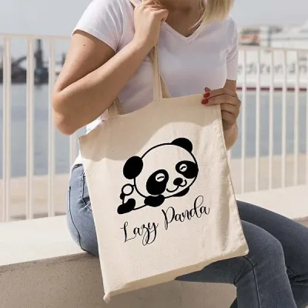 GR-Graphic Printed Cotton Tote Reusable Shopping Bags [Low Budget Product]