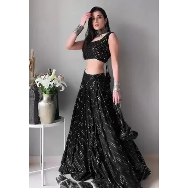 GR-Designer Black Lehnga CHOLI [Premium Product]