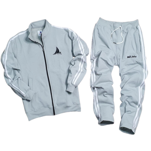 SP-Redefining Comfort: Fleece Solid Track Suit wit...
