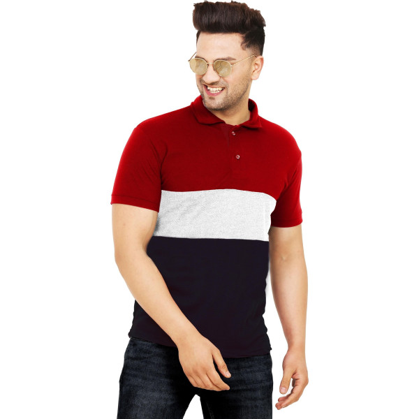 SP-Classic Charm Redefined: Men's Polo Neck Regula...