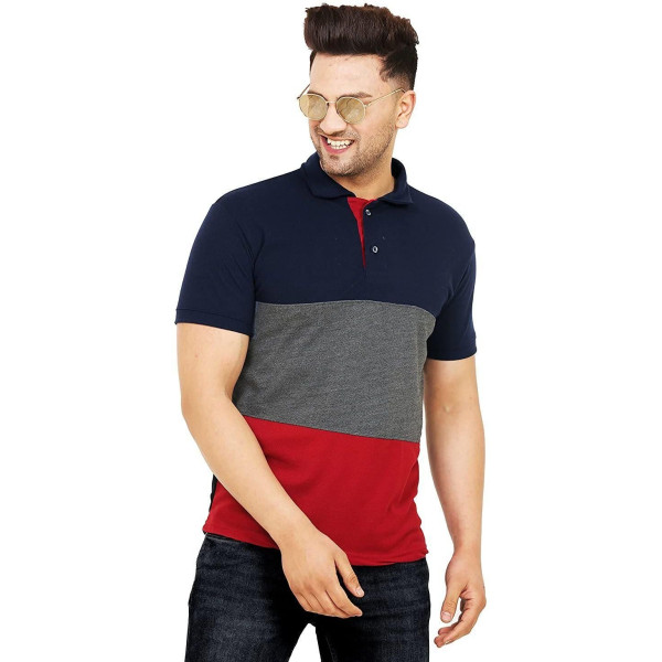 SP-Effortless Elegance: Men's Polo Neck Regular Fi...