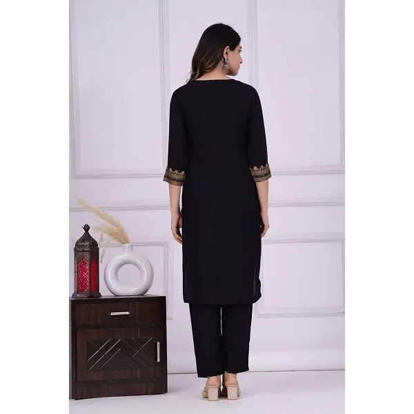 GR-Fancy Rayon Kurta Set For Women [Premium Product]