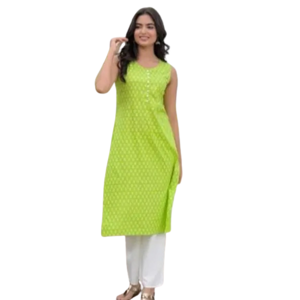 GR-Rayon Printed Kurta With Palazzo Set [Low Budge...