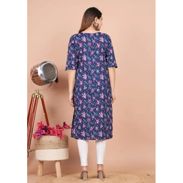 GR-Cotton Printed Maternity and Feeding Kurti [Premium Product]