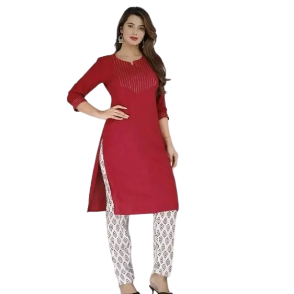 GR-Multicoloured Rayon Kurtas For Women [Low Budge...