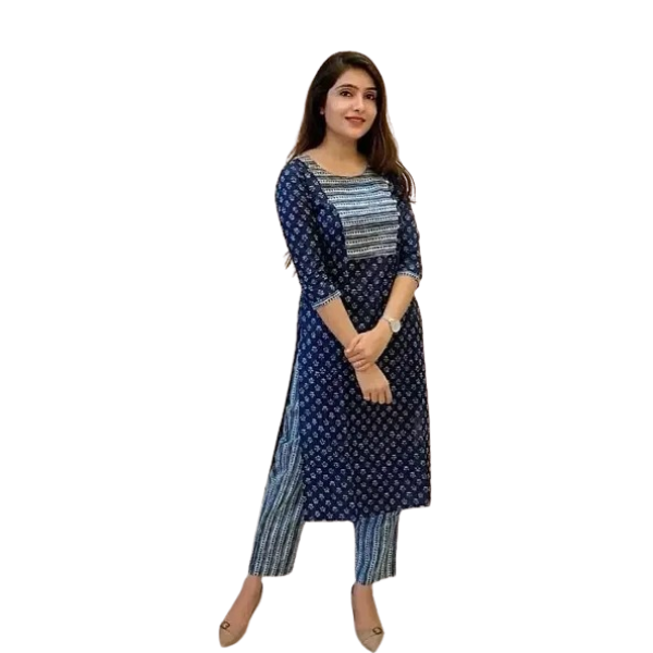 GR-Stylish Rayon Kurta Set For Women [Premium Prod...