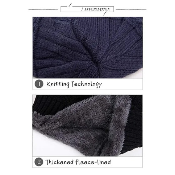 GR-Mens And Womens Wollen Cap And Neack Scarf [Low Budget Product]