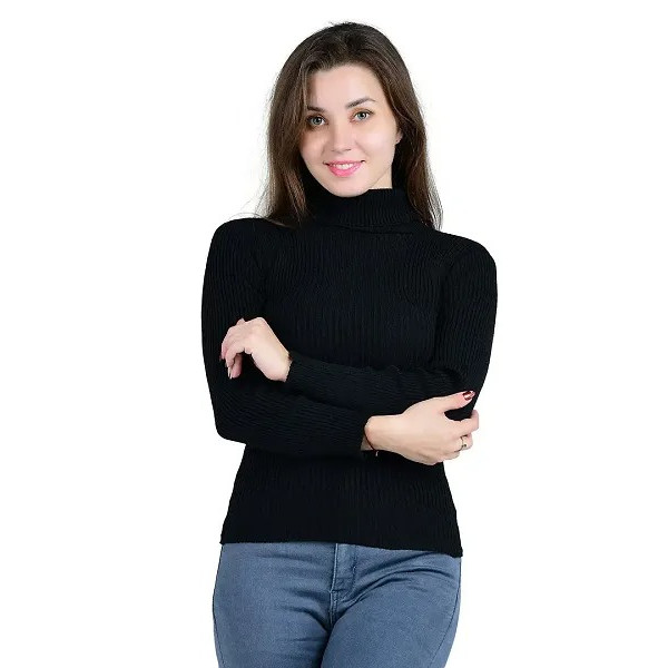 GR-Women's Woollen High Neck Innerwear Sweater Pullovers Skivvy for Winters Pack of 2 [Premium Product]