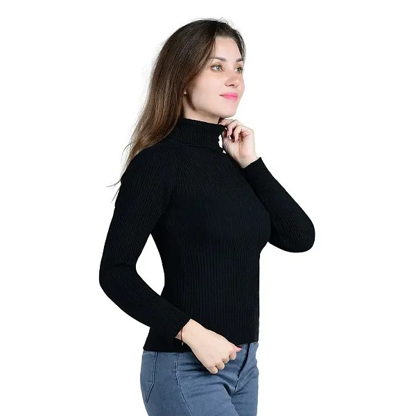 GR-Women's Woollen High Neck Innerwear Sweater Pullovers Skivvy for Winters Pack of 2 [Premium Product]