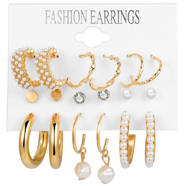 SP-Chic Variety: 6-Piece Combo Pack of Earrings [P...