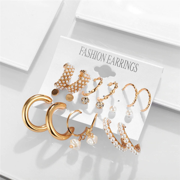 SP-Chic Variety: 6-Piece Combo Pack of Earrings [Premium Product]