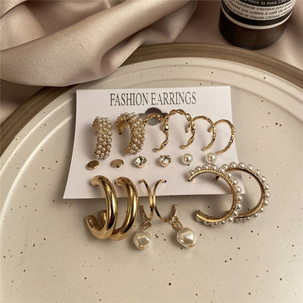 SP-Chic Variety: 6-Piece Combo Pack of Earrings [Premium Product]