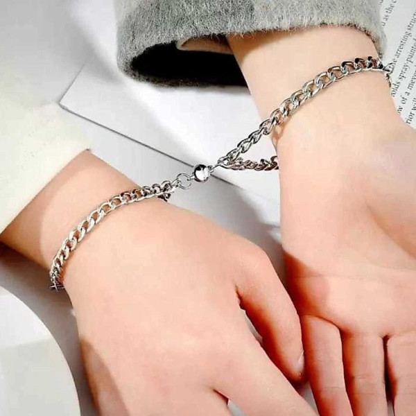 SP-AVR JEWELS Ball Couple Bracelet For Women and Men [Low Budget Product]