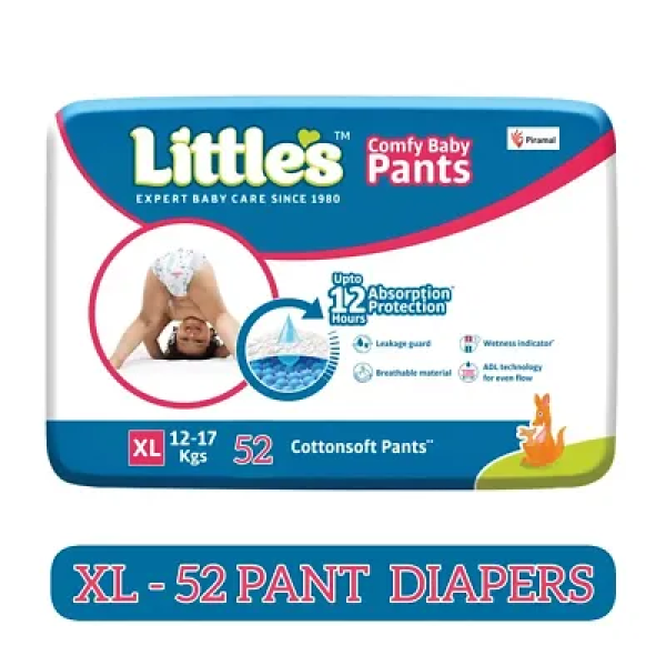GR-Little (XL-52) Comfy Baby Diaper Pants Extra La...